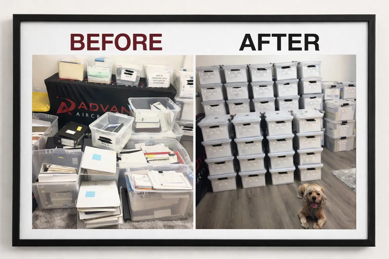 Business Boeing Jet Aircraft Records Reorganization & Audit